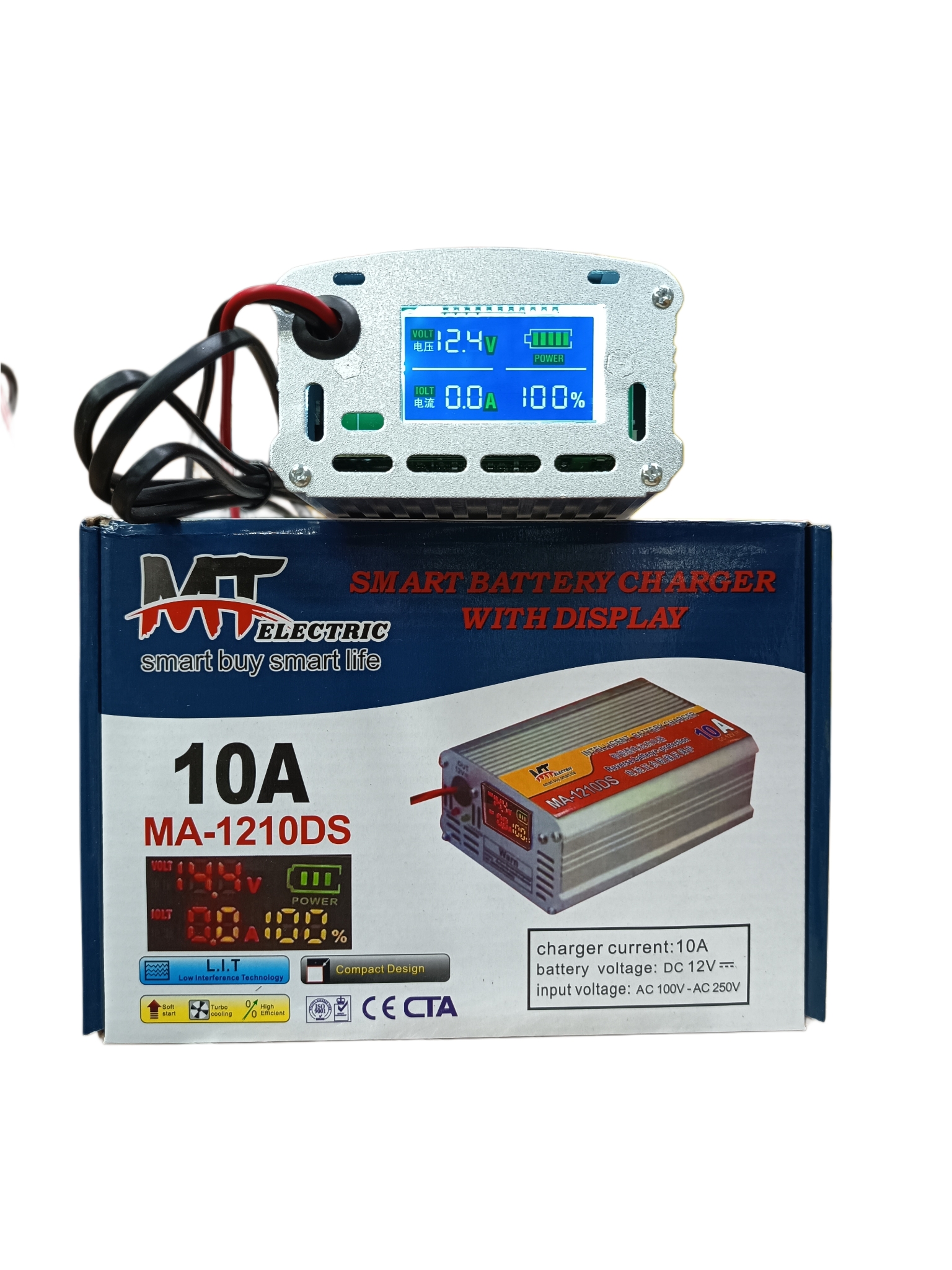 12v - 10Ah স্মার্ট ব্যাটারি চার্জার (MT 1210DS)